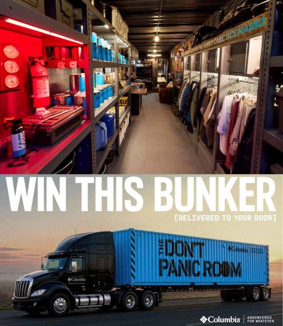 Columbia Is Giving Away a Survival Bunker, and Yes, the Jackets Come in Cans